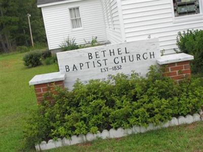 Bethel Baptist Church Cemetery on Sysoon