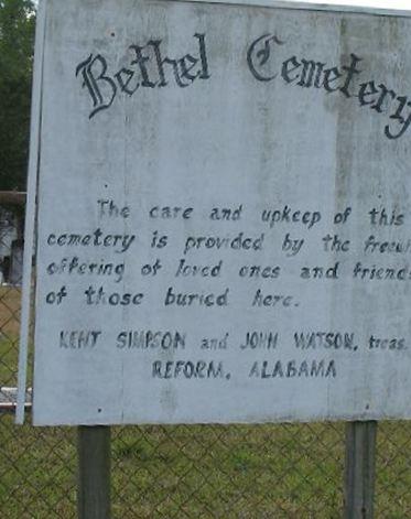 Bethel Cemetery on Sysoon