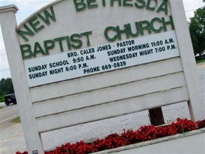 New Bethesda Baptist Church Cemetery on Sysoon