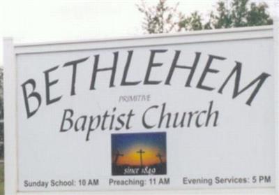 Bethlehem Baptist Cemetery on Sysoon