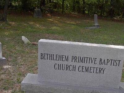 Bethlehem Primitive Baptist Church Cemetery on Sysoon