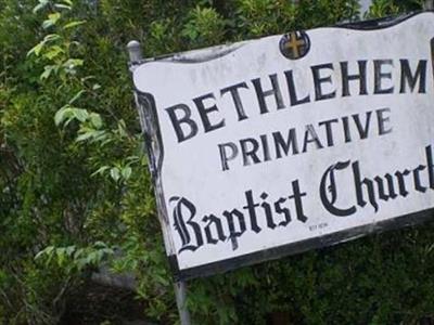 Bethlehem Primitive Baptist Church Cemetery on Sysoon