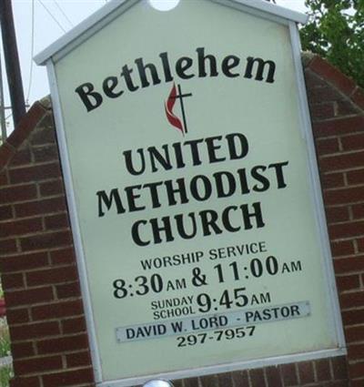 Bethlehem UMC Cemetery on Sysoon