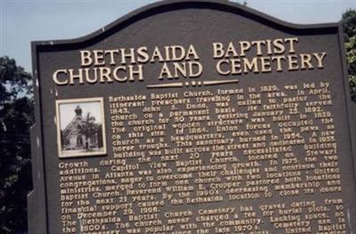 Bethsaida Baptist Church Cemetery on Sysoon