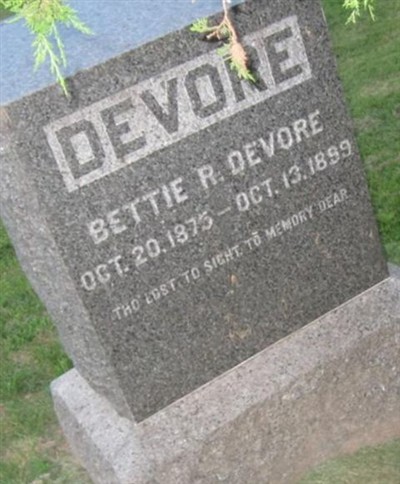 Bettie R Devore on Sysoon