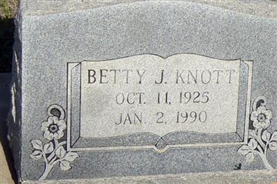 Betty J Knott on Sysoon