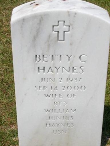 Betty Jane Cannon Haynes on Sysoon