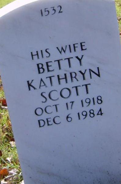 Betty Kathryn Scott on Sysoon