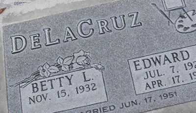 Betty L DeLaCruz on Sysoon