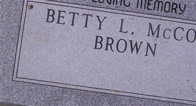 Betty L. McCoy Brown on Sysoon