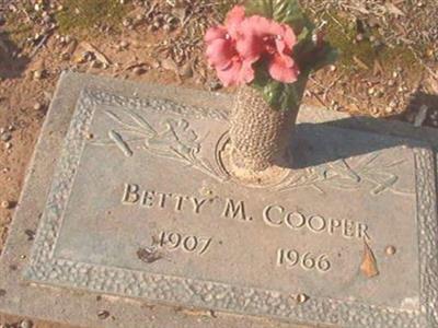 Betty M Cooper on Sysoon