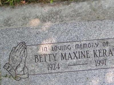 Betty Maxine Keran on Sysoon
