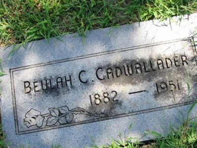 Beulah C. Cadwallader on Sysoon
