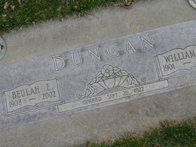 Beulah E. Duncan on Sysoon