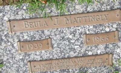 Beulah J Mattingly on Sysoon