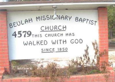 Beulah Missionary Baptist Church Cemetery on Sysoon