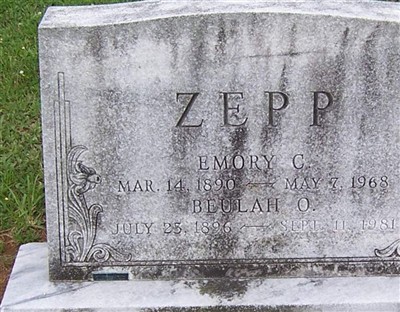 Beulah O Zepp on Sysoon