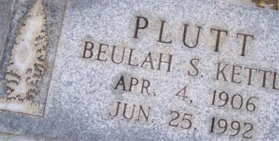 Beulah S Kettle Plutt on Sysoon