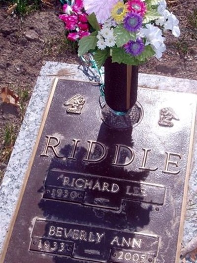 Beverly A Riddle on Sysoon