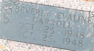 Beverly Evaline Carroll on Sysoon