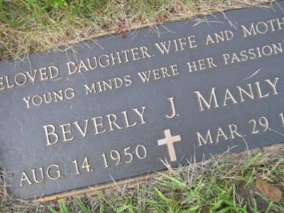 Beverly Joan Vance Manly on Sysoon