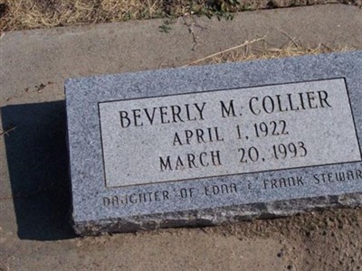 Beverly M. Stewart Collier on Sysoon