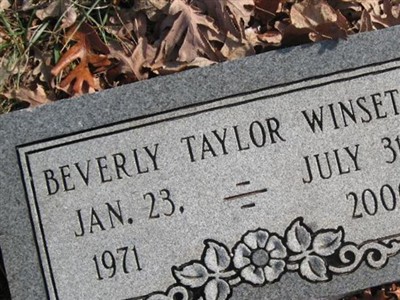 Beverly Taylor Winsett on Sysoon