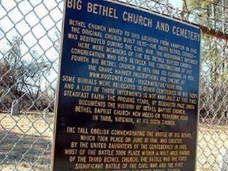 Big Bethel Church Cemetery on Sysoon