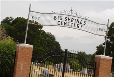 Big Springs Cemetery on Sysoon
