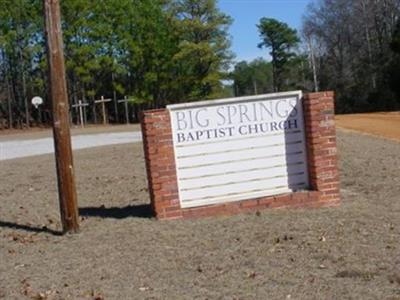 Big Springs Church Cemetery on Sysoon