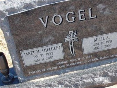 Billie A Vogel on Sysoon