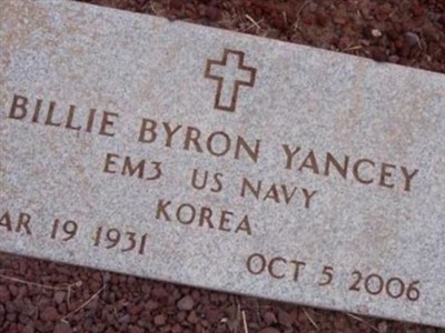 Billie Byron Yancey on Sysoon