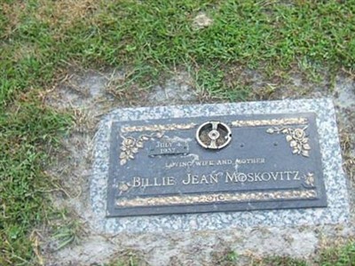 Billie Jean Moskovitz on Sysoon