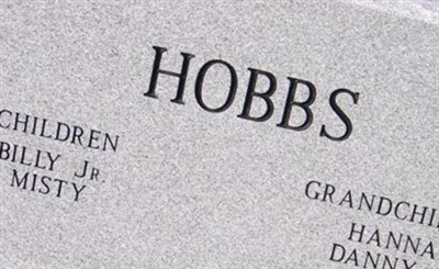 Billy C. Hobbs, Sr on Sysoon