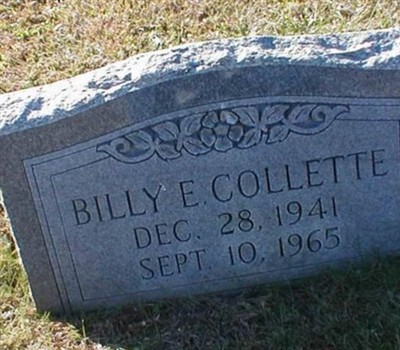 Billy E. Collette on Sysoon