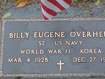 Billy Eugene Overman on Sysoon