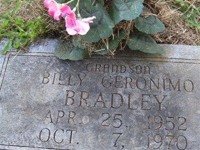 Billy Geronimo Bradley on Sysoon
