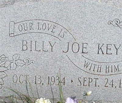 Billy Joe Key on Sysoon
