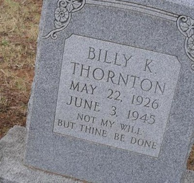 Billy K. Thornton on Sysoon