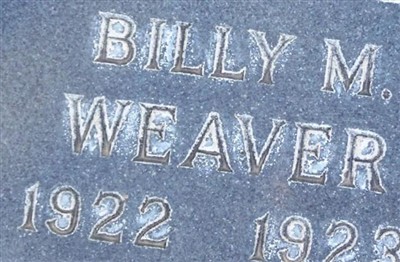 Billy M Weaver on Sysoon