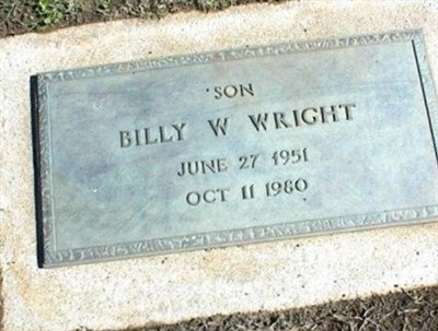 Billy W Wright on Sysoon