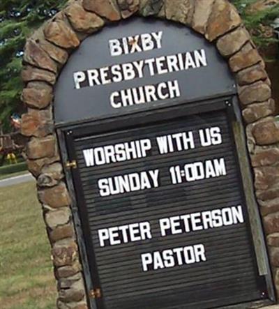 Bixby Presbyterian Church Cemetery on Sysoon