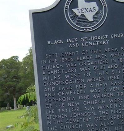 Black Jack Methodist Church Cemetery on Sysoon