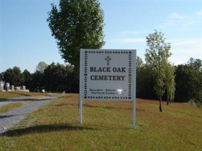 Black Oak Cemetery on Sysoon