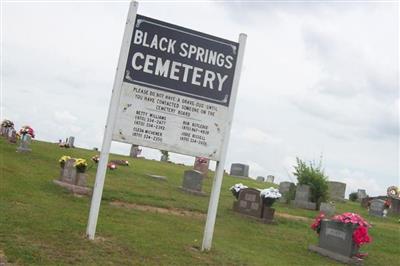 Black Springs Cemetery on Sysoon