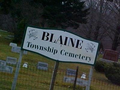 Blaine Township Cemetery on Sysoon