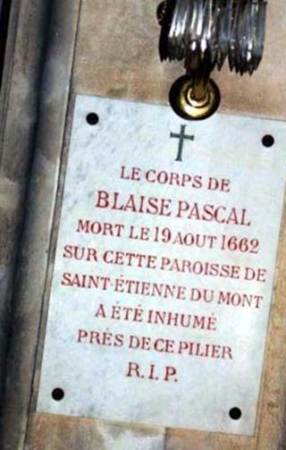 Blaise Pascal on Sysoon