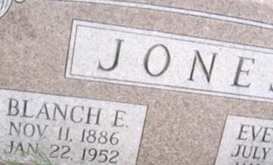 Blanch Ethel Clemings Jones on Sysoon