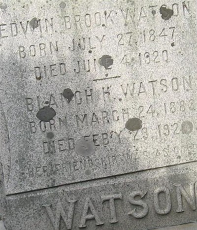 Blanch H. Watson on Sysoon
