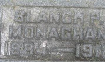 Blanch P Monaghan on Sysoon